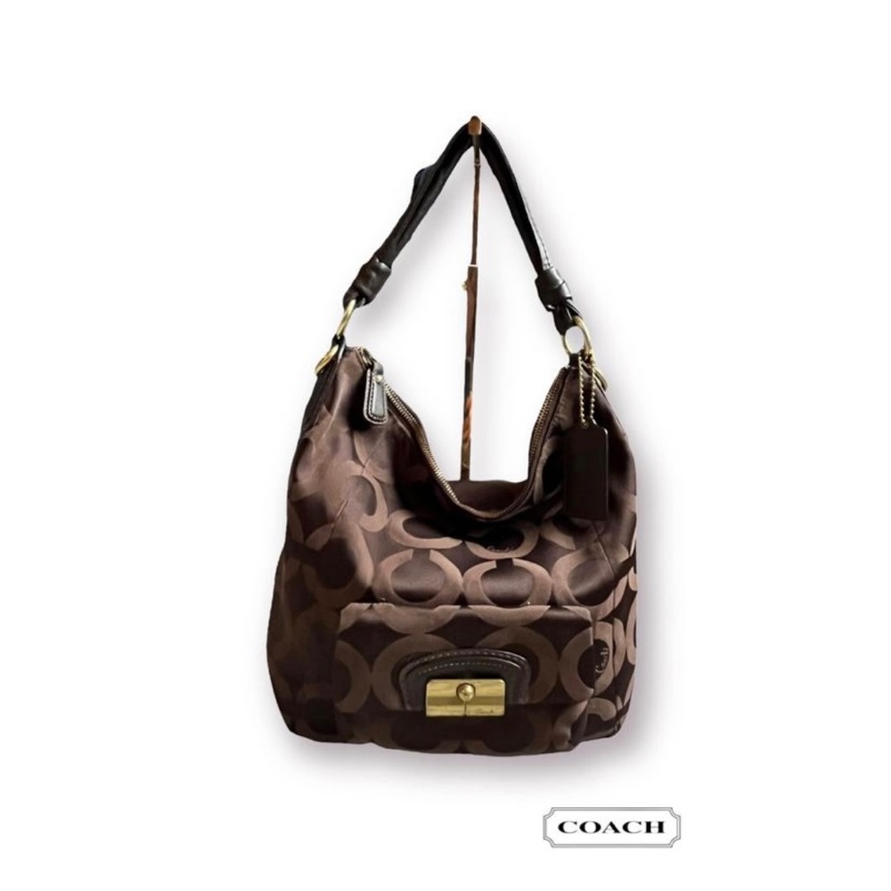 COACH Kristin Brown Signature Hobo Bag. NWOT

G1082-14753